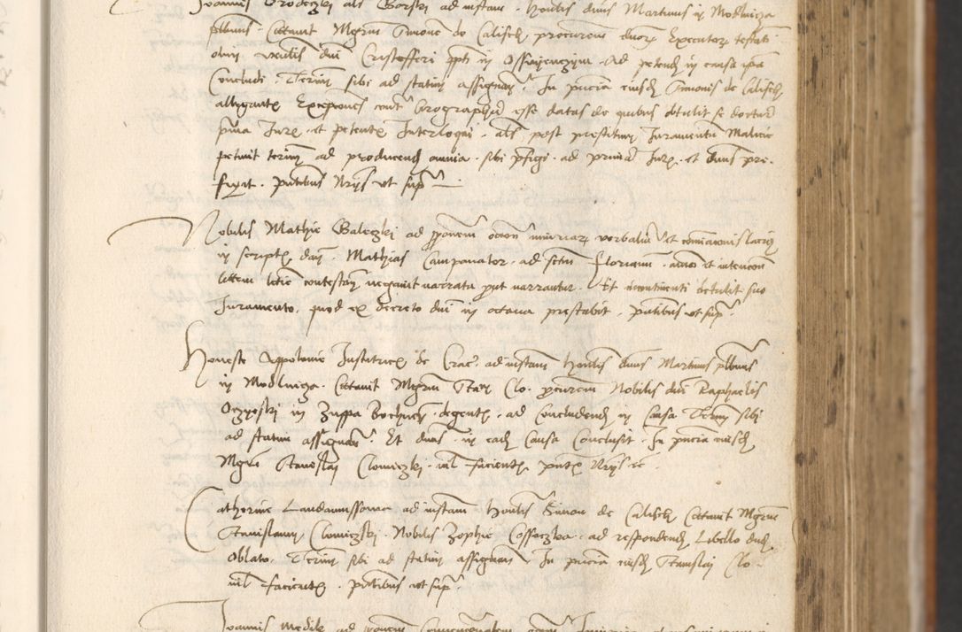 Zdjęcie nr 251 dla obiektu archiwalnego: [Acta actorum officialia coram Thoma Roznowski]