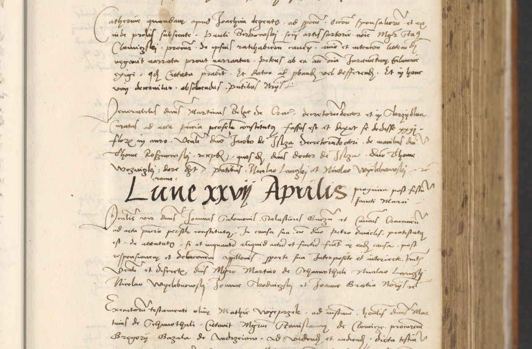 Zdjęcie nr 247 dla obiektu archiwalnego: [Acta actorum officialia coram Thoma Roznowski]