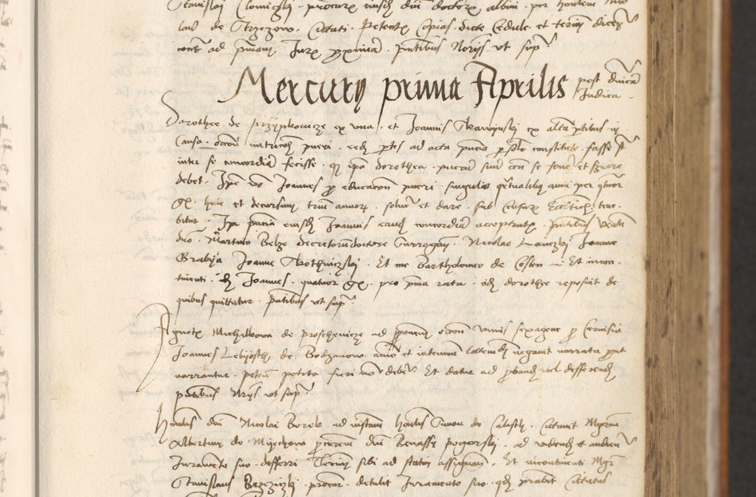 Zdjęcie nr 229 dla obiektu archiwalnego: [Acta actorum officialia coram Thoma Roznowski]