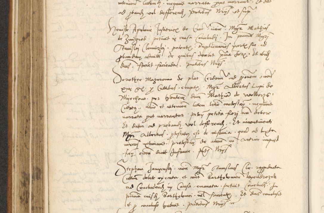 Zdjęcie nr 226 dla obiektu archiwalnego: [Acta actorum officialia coram Thoma Roznowski]