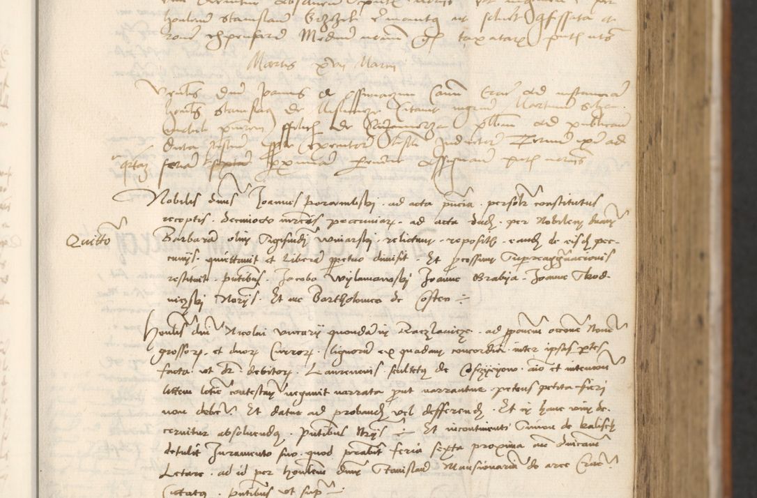 Zdjęcie nr 209 dla obiektu archiwalnego: [Acta actorum officialia coram Thoma Roznowski]