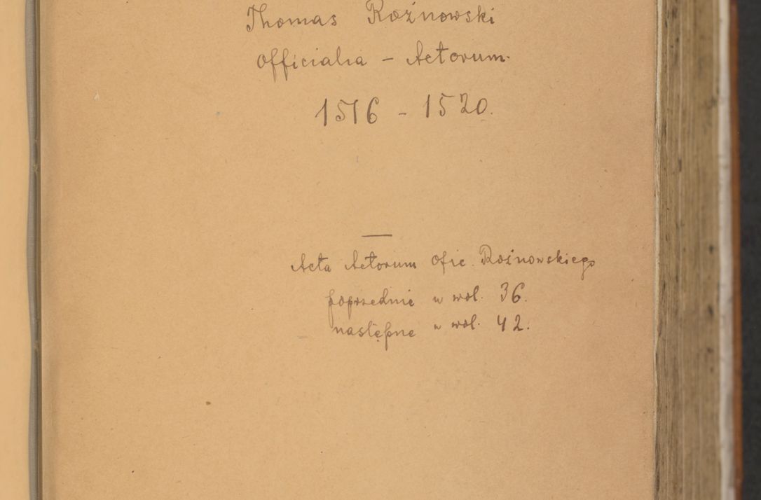 Zdjęcie nr 7 dla obiektu archiwalnego: [Acta actorum officialia coram Thoma Roznowski]