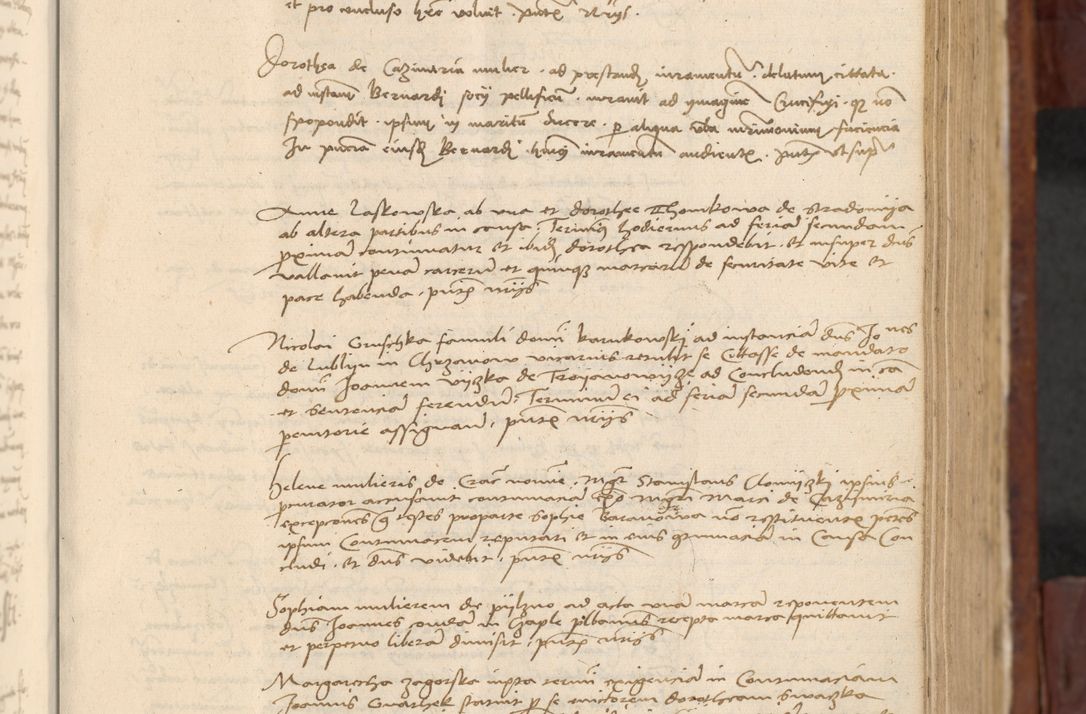 Zdjęcie nr 208 dla obiektu archiwalnego: In nomine Domini. Amen. Sub anno eiusdem Domini millesimo quingentesimo vigesimo, indicione octava, pontificatus sanctissimi in Christo patris et domini nostri domini Leonis divina providencia pape decimi moderni anno ad 19 Marcii durante septimo, acta actorum coram venerabili viro domino Thoma Rosznowski canonico et officiali generali Cracoviensi felicibus, sideribus continuantur atque exordium capiunt et Dii faveant ceptis