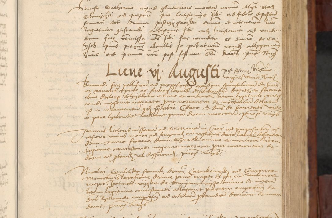 Zdjęcie nr 206 dla obiektu archiwalnego: In nomine Domini. Amen. Sub anno eiusdem Domini millesimo quingentesimo vigesimo, indicione octava, pontificatus sanctissimi in Christo patris et domini nostri domini Leonis divina providencia pape decimi moderni anno ad 19 Marcii durante septimo, acta actorum coram venerabili viro domino Thoma Rosznowski canonico et officiali generali Cracoviensi felicibus, sideribus continuantur atque exordium capiunt et Dii faveant ceptis