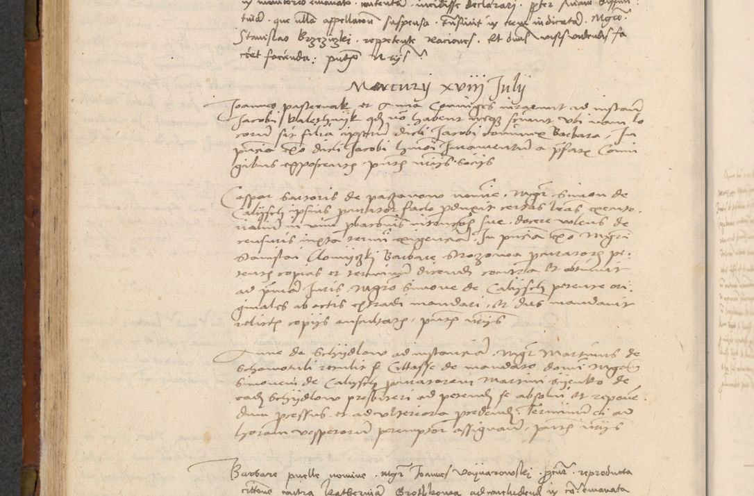 Zdjęcie nr 197 dla obiektu archiwalnego: In nomine Domini. Amen. Sub anno eiusdem Domini millesimo quingentesimo vigesimo, indicione octava, pontificatus sanctissimi in Christo patris et domini nostri domini Leonis divina providencia pape decimi moderni anno ad 19 Marcii durante septimo, acta actorum coram venerabili viro domino Thoma Rosznowski canonico et officiali generali Cracoviensi felicibus, sideribus continuantur atque exordium capiunt et Dii faveant ceptis
