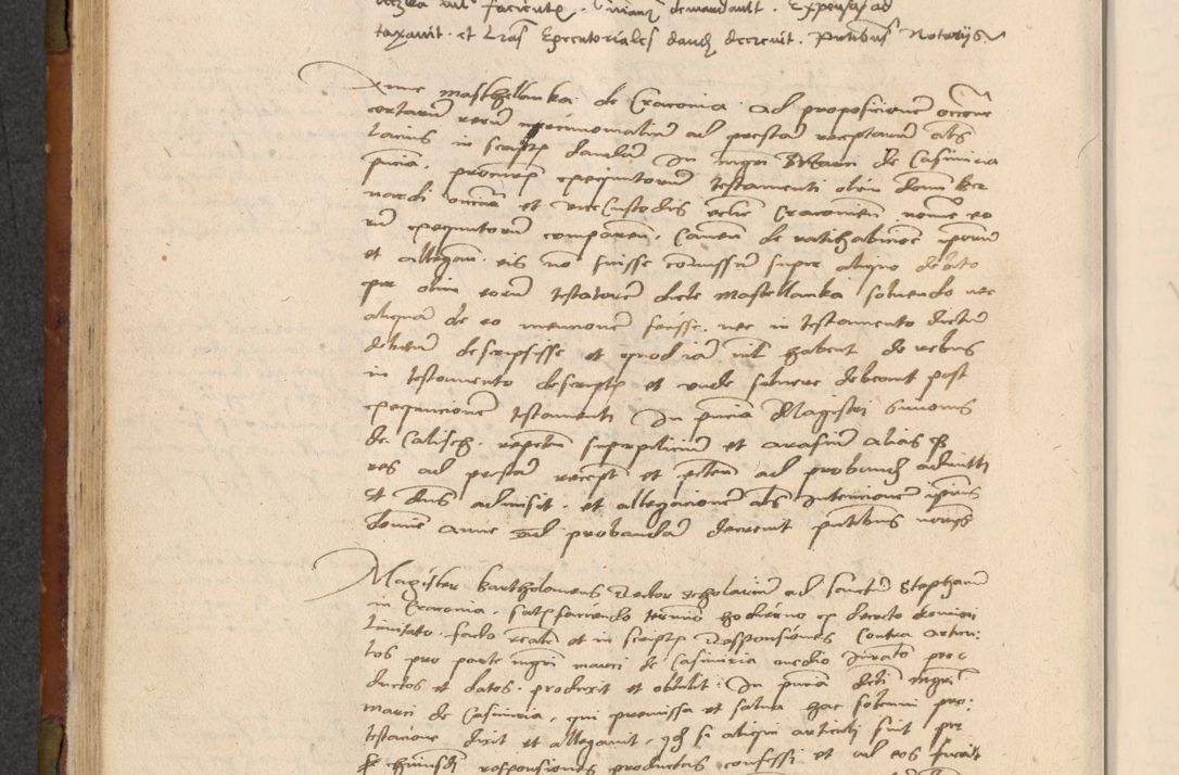 Zdjęcie nr 189 dla obiektu archiwalnego: In nomine Domini. Amen. Sub anno eiusdem Domini millesimo quingentesimo vigesimo, indicione octava, pontificatus sanctissimi in Christo patris et domini nostri domini Leonis divina providencia pape decimi moderni anno ad 19 Marcii durante septimo, acta actorum coram venerabili viro domino Thoma Rosznowski canonico et officiali generali Cracoviensi felicibus, sideribus continuantur atque exordium capiunt et Dii faveant ceptis