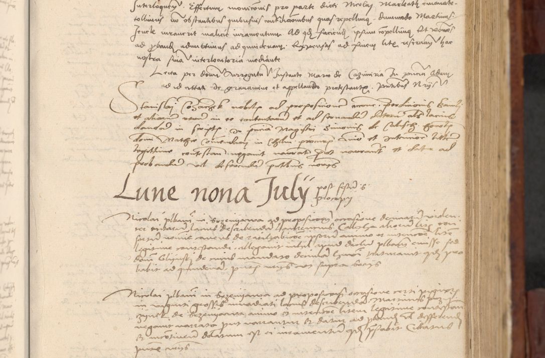 Zdjęcie nr 186 dla obiektu archiwalnego: In nomine Domini. Amen. Sub anno eiusdem Domini millesimo quingentesimo vigesimo, indicione octava, pontificatus sanctissimi in Christo patris et domini nostri domini Leonis divina providencia pape decimi moderni anno ad 19 Marcii durante septimo, acta actorum coram venerabili viro domino Thoma Rosznowski canonico et officiali generali Cracoviensi felicibus, sideribus continuantur atque exordium capiunt et Dii faveant ceptis
