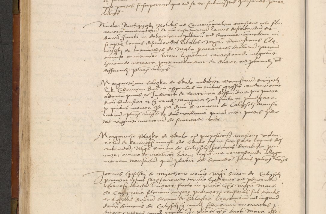 Zdjęcie nr 185 dla obiektu archiwalnego: In nomine Domini. Amen. Sub anno eiusdem Domini millesimo quingentesimo vigesimo, indicione octava, pontificatus sanctissimi in Christo patris et domini nostri domini Leonis divina providencia pape decimi moderni anno ad 19 Marcii durante septimo, acta actorum coram venerabili viro domino Thoma Rosznowski canonico et officiali generali Cracoviensi felicibus, sideribus continuantur atque exordium capiunt et Dii faveant ceptis