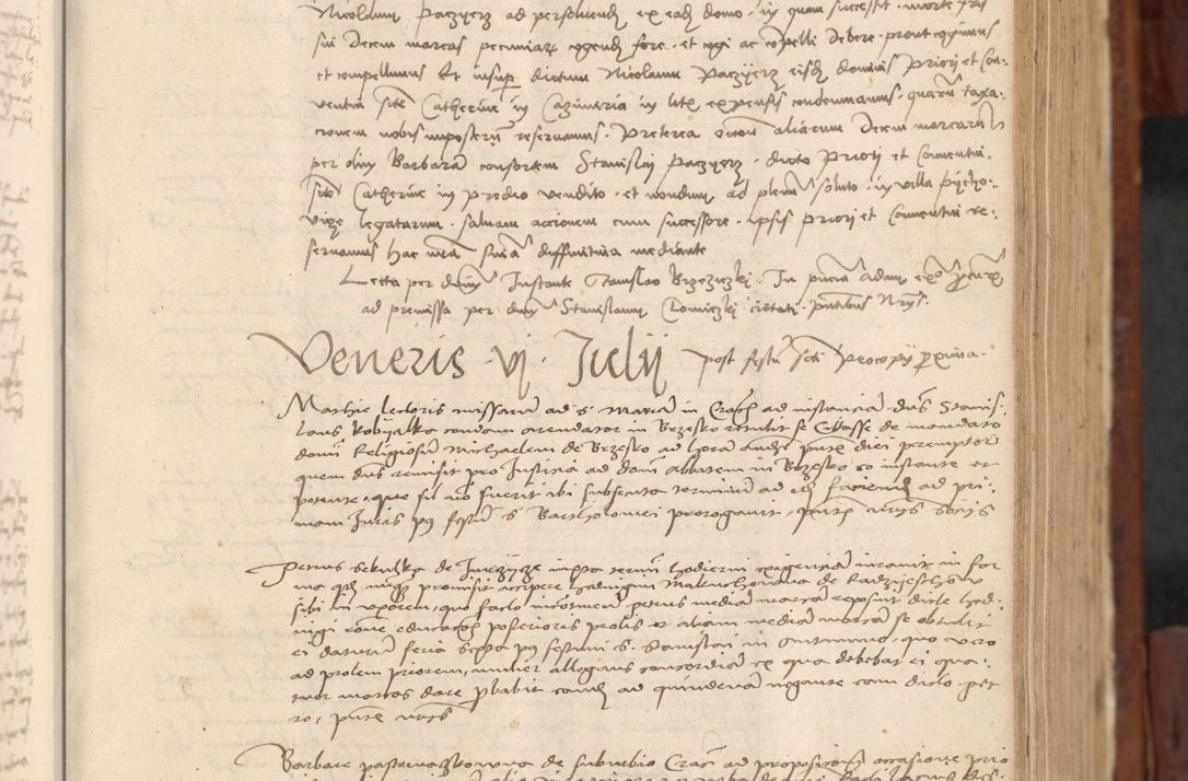 Zdjęcie nr 184 dla obiektu archiwalnego: In nomine Domini. Amen. Sub anno eiusdem Domini millesimo quingentesimo vigesimo, indicione octava, pontificatus sanctissimi in Christo patris et domini nostri domini Leonis divina providencia pape decimi moderni anno ad 19 Marcii durante septimo, acta actorum coram venerabili viro domino Thoma Rosznowski canonico et officiali generali Cracoviensi felicibus, sideribus continuantur atque exordium capiunt et Dii faveant ceptis