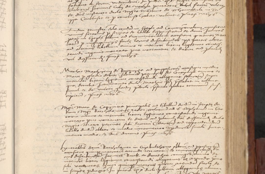 Zdjęcie nr 182 dla obiektu archiwalnego: In nomine Domini. Amen. Sub anno eiusdem Domini millesimo quingentesimo vigesimo, indicione octava, pontificatus sanctissimi in Christo patris et domini nostri domini Leonis divina providencia pape decimi moderni anno ad 19 Marcii durante septimo, acta actorum coram venerabili viro domino Thoma Rosznowski canonico et officiali generali Cracoviensi felicibus, sideribus continuantur atque exordium capiunt et Dii faveant ceptis