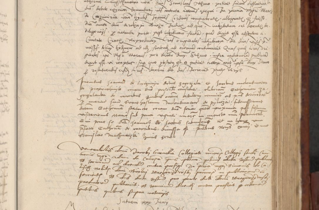 Zdjęcie nr 180 dla obiektu archiwalnego: In nomine Domini. Amen. Sub anno eiusdem Domini millesimo quingentesimo vigesimo, indicione octava, pontificatus sanctissimi in Christo patris et domini nostri domini Leonis divina providencia pape decimi moderni anno ad 19 Marcii durante septimo, acta actorum coram venerabili viro domino Thoma Rosznowski canonico et officiali generali Cracoviensi felicibus, sideribus continuantur atque exordium capiunt et Dii faveant ceptis