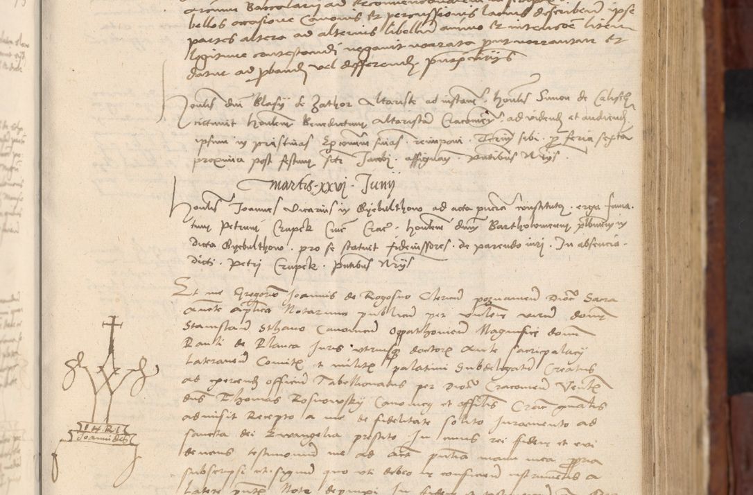 Zdjęcie nr 176 dla obiektu archiwalnego: In nomine Domini. Amen. Sub anno eiusdem Domini millesimo quingentesimo vigesimo, indicione octava, pontificatus sanctissimi in Christo patris et domini nostri domini Leonis divina providencia pape decimi moderni anno ad 19 Marcii durante septimo, acta actorum coram venerabili viro domino Thoma Rosznowski canonico et officiali generali Cracoviensi felicibus, sideribus continuantur atque exordium capiunt et Dii faveant ceptis