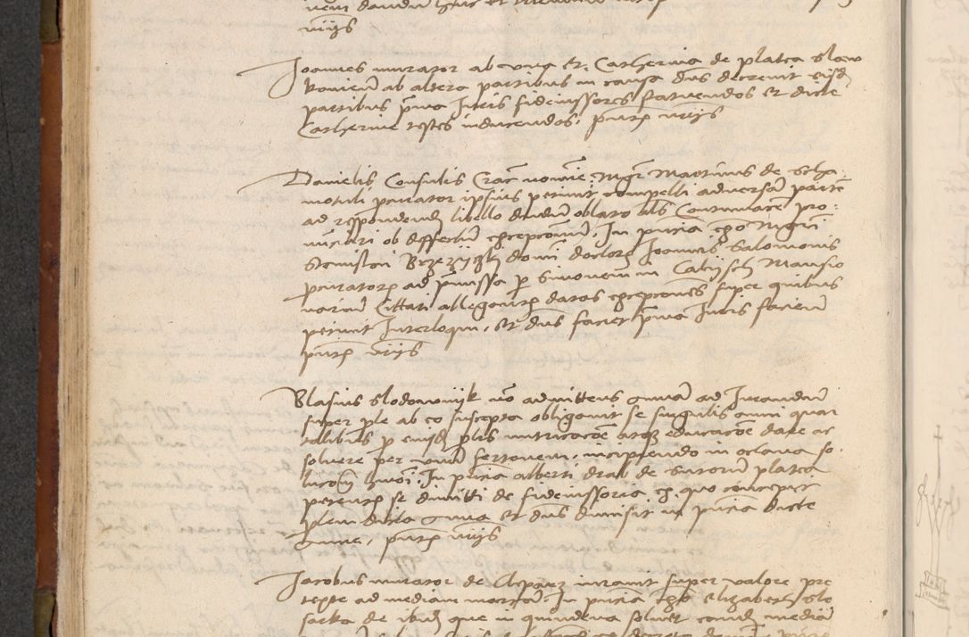 Zdjęcie nr 175 dla obiektu archiwalnego: In nomine Domini. Amen. Sub anno eiusdem Domini millesimo quingentesimo vigesimo, indicione octava, pontificatus sanctissimi in Christo patris et domini nostri domini Leonis divina providencia pape decimi moderni anno ad 19 Marcii durante septimo, acta actorum coram venerabili viro domino Thoma Rosznowski canonico et officiali generali Cracoviensi felicibus, sideribus continuantur atque exordium capiunt et Dii faveant ceptis