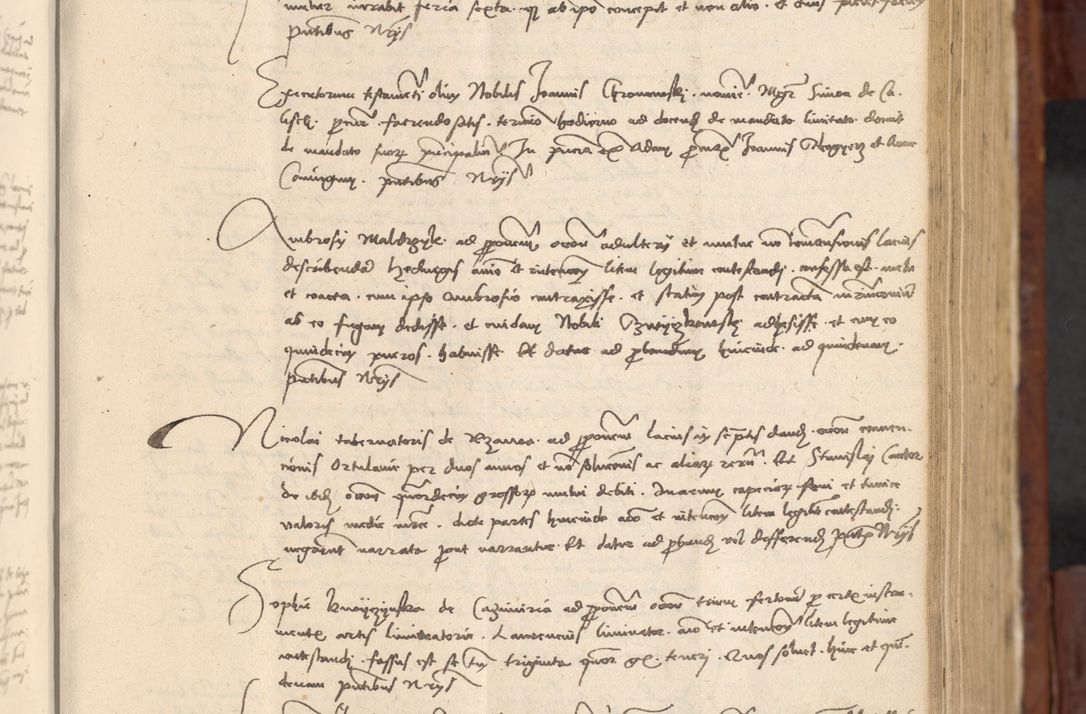 Zdjęcie nr 168 dla obiektu archiwalnego: In nomine Domini. Amen. Sub anno eiusdem Domini millesimo quingentesimo vigesimo, indicione octava, pontificatus sanctissimi in Christo patris et domini nostri domini Leonis divina providencia pape decimi moderni anno ad 19 Marcii durante septimo, acta actorum coram venerabili viro domino Thoma Rosznowski canonico et officiali generali Cracoviensi felicibus, sideribus continuantur atque exordium capiunt et Dii faveant ceptis