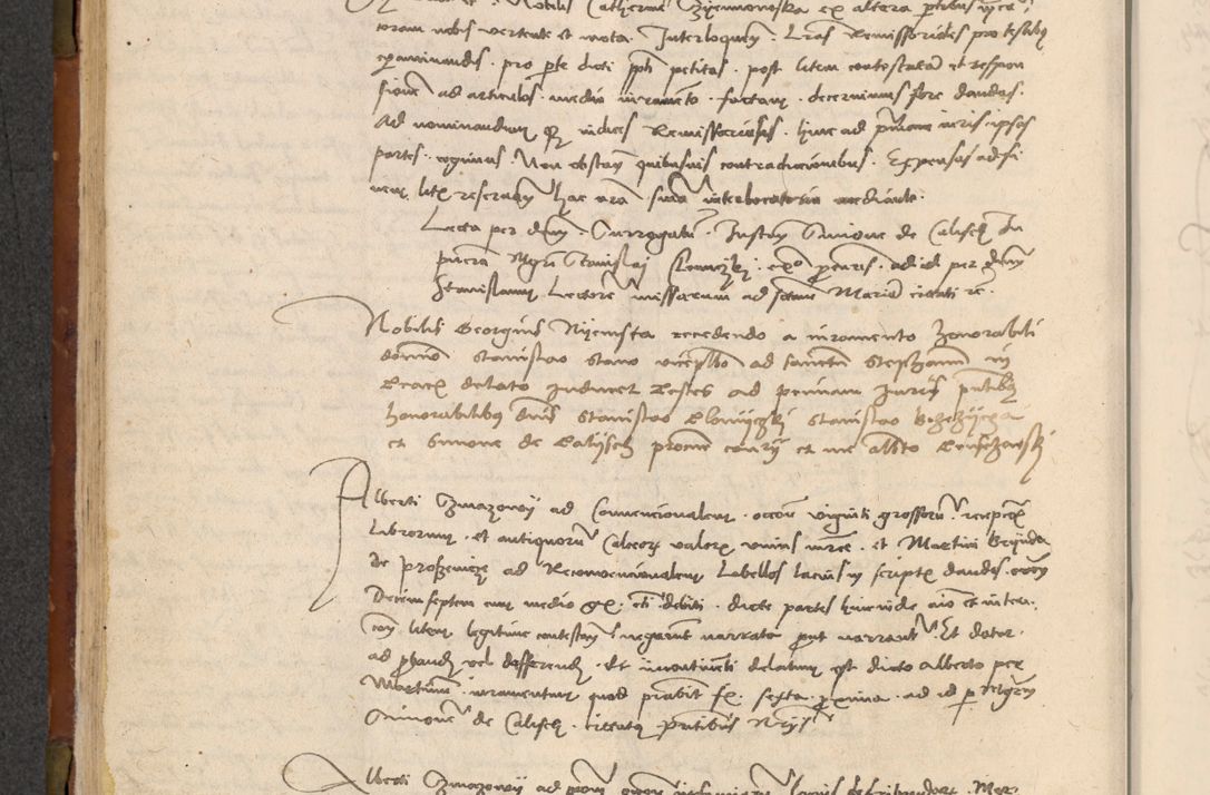 Zdjęcie nr 165 dla obiektu archiwalnego: In nomine Domini. Amen. Sub anno eiusdem Domini millesimo quingentesimo vigesimo, indicione octava, pontificatus sanctissimi in Christo patris et domini nostri domini Leonis divina providencia pape decimi moderni anno ad 19 Marcii durante septimo, acta actorum coram venerabili viro domino Thoma Rosznowski canonico et officiali generali Cracoviensi felicibus, sideribus continuantur atque exordium capiunt et Dii faveant ceptis