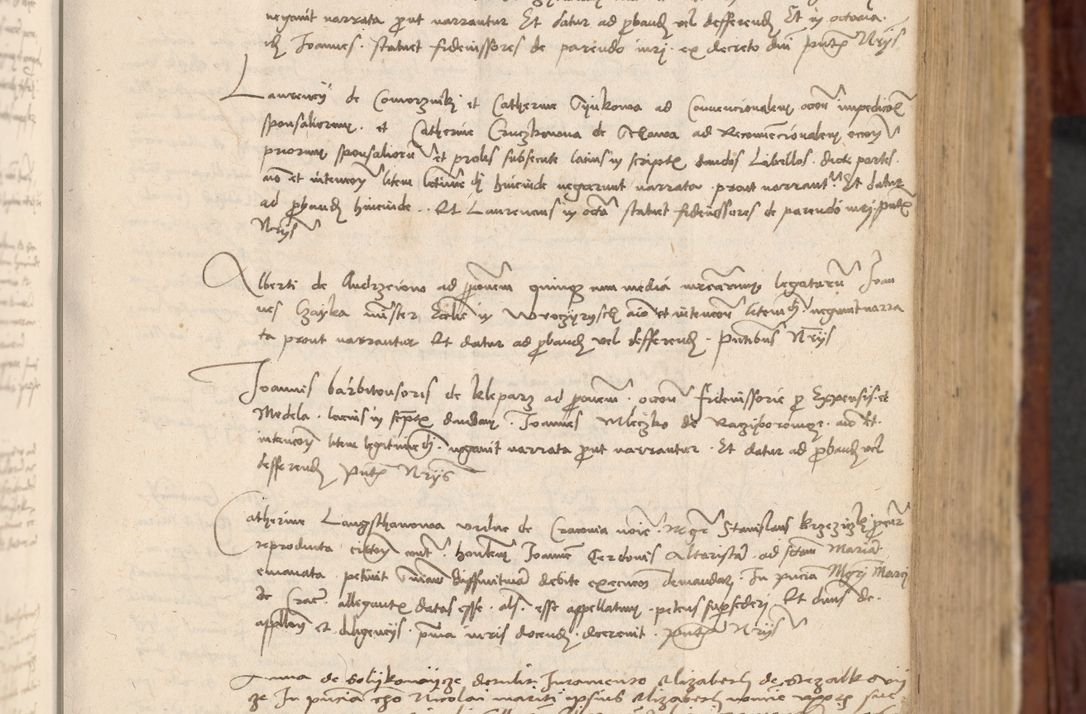 Zdjęcie nr 152 dla obiektu archiwalnego: In nomine Domini. Amen. Sub anno eiusdem Domini millesimo quingentesimo vigesimo, indicione octava, pontificatus sanctissimi in Christo patris et domini nostri domini Leonis divina providencia pape decimi moderni anno ad 19 Marcii durante septimo, acta actorum coram venerabili viro domino Thoma Rosznowski canonico et officiali generali Cracoviensi felicibus, sideribus continuantur atque exordium capiunt et Dii faveant ceptis