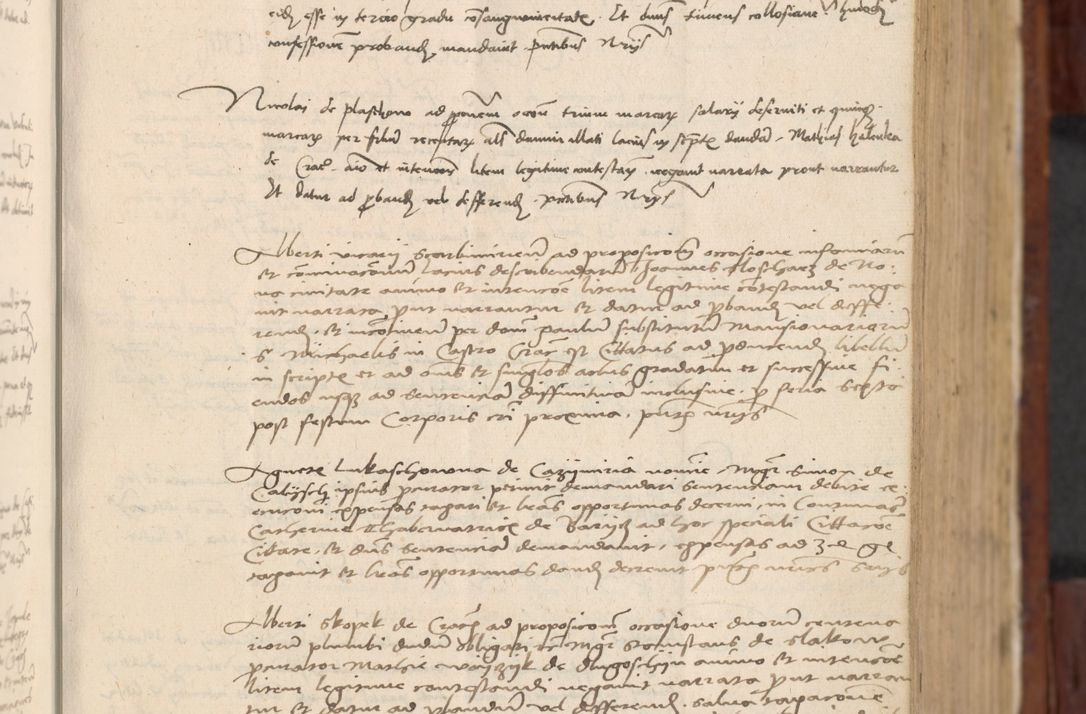 Zdjęcie nr 142 dla obiektu archiwalnego: In nomine Domini. Amen. Sub anno eiusdem Domini millesimo quingentesimo vigesimo, indicione octava, pontificatus sanctissimi in Christo patris et domini nostri domini Leonis divina providencia pape decimi moderni anno ad 19 Marcii durante septimo, acta actorum coram venerabili viro domino Thoma Rosznowski canonico et officiali generali Cracoviensi felicibus, sideribus continuantur atque exordium capiunt et Dii faveant ceptis