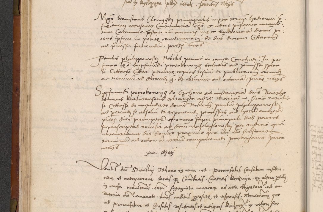 Zdjęcie nr 129 dla obiektu archiwalnego: In nomine Domini. Amen. Sub anno eiusdem Domini millesimo quingentesimo vigesimo, indicione octava, pontificatus sanctissimi in Christo patris et domini nostri domini Leonis divina providencia pape decimi moderni anno ad 19 Marcii durante septimo, acta actorum coram venerabili viro domino Thoma Rosznowski canonico et officiali generali Cracoviensi felicibus, sideribus continuantur atque exordium capiunt et Dii faveant ceptis