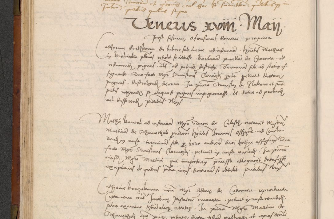 Zdjęcie nr 131 dla obiektu archiwalnego: In nomine Domini. Amen. Sub anno eiusdem Domini millesimo quingentesimo vigesimo, indicione octava, pontificatus sanctissimi in Christo patris et domini nostri domini Leonis divina providencia pape decimi moderni anno ad 19 Marcii durante septimo, acta actorum coram venerabili viro domino Thoma Rosznowski canonico et officiali generali Cracoviensi felicibus, sideribus continuantur atque exordium capiunt et Dii faveant ceptis