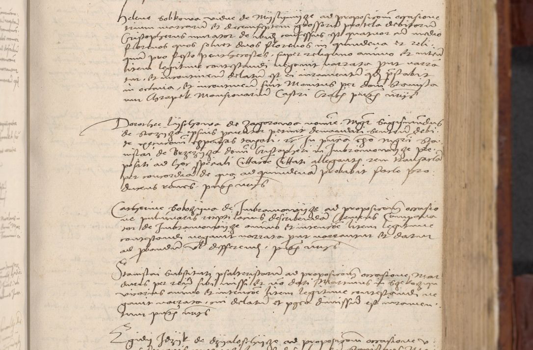 Zdjęcie nr 120 dla obiektu archiwalnego: In nomine Domini. Amen. Sub anno eiusdem Domini millesimo quingentesimo vigesimo, indicione octava, pontificatus sanctissimi in Christo patris et domini nostri domini Leonis divina providencia pape decimi moderni anno ad 19 Marcii durante septimo, acta actorum coram venerabili viro domino Thoma Rosznowski canonico et officiali generali Cracoviensi felicibus, sideribus continuantur atque exordium capiunt et Dii faveant ceptis