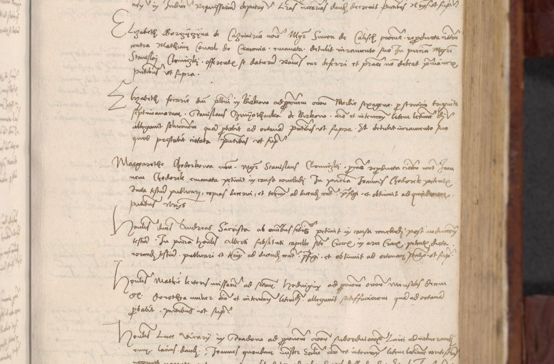 Zdjęcie nr 110 dla obiektu archiwalnego: In nomine Domini. Amen. Sub anno eiusdem Domini millesimo quingentesimo vigesimo, indicione octava, pontificatus sanctissimi in Christo patris et domini nostri domini Leonis divina providencia pape decimi moderni anno ad 19 Marcii durante septimo, acta actorum coram venerabili viro domino Thoma Rosznowski canonico et officiali generali Cracoviensi felicibus, sideribus continuantur atque exordium capiunt et Dii faveant ceptis
