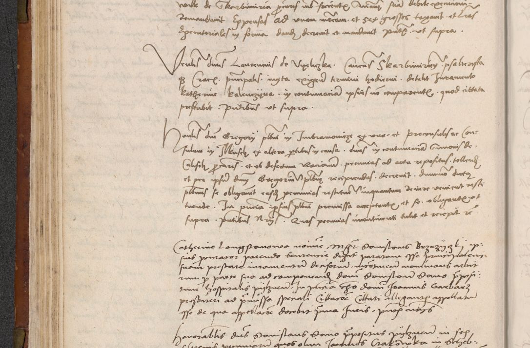Zdjęcie nr 107 dla obiektu archiwalnego: In nomine Domini. Amen. Sub anno eiusdem Domini millesimo quingentesimo vigesimo, indicione octava, pontificatus sanctissimi in Christo patris et domini nostri domini Leonis divina providencia pape decimi moderni anno ad 19 Marcii durante septimo, acta actorum coram venerabili viro domino Thoma Rosznowski canonico et officiali generali Cracoviensi felicibus, sideribus continuantur atque exordium capiunt et Dii faveant ceptis