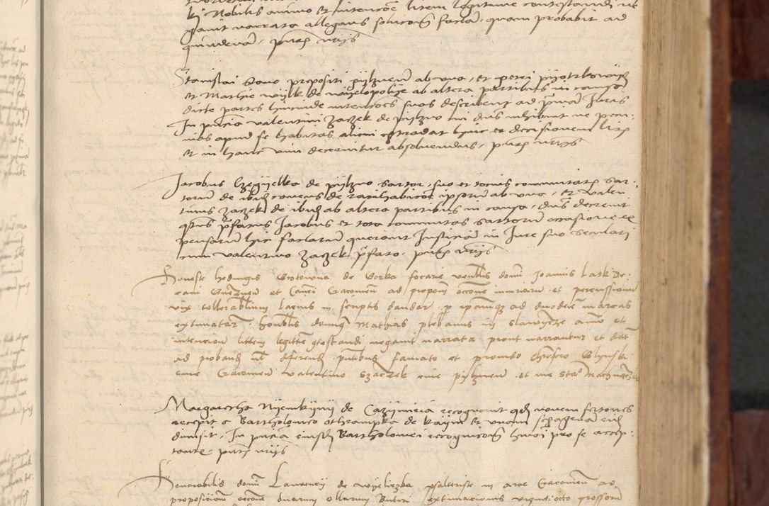 Zdjęcie nr 100 dla obiektu archiwalnego: In nomine Domini. Amen. Sub anno eiusdem Domini millesimo quingentesimo vigesimo, indicione octava, pontificatus sanctissimi in Christo patris et domini nostri domini Leonis divina providencia pape decimi moderni anno ad 19 Marcii durante septimo, acta actorum coram venerabili viro domino Thoma Rosznowski canonico et officiali generali Cracoviensi felicibus, sideribus continuantur atque exordium capiunt et Dii faveant ceptis