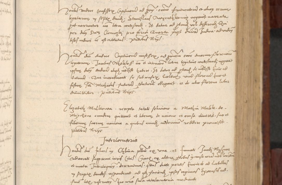 Zdjęcie nr 76 dla obiektu archiwalnego: In nomine Domini. Amen. Sub anno eiusdem Domini millesimo quingentesimo vigesimo, indicione octava, pontificatus sanctissimi in Christo patris et domini nostri domini Leonis divina providencia pape decimi moderni anno ad 19 Marcii durante septimo, acta actorum coram venerabili viro domino Thoma Rosznowski canonico et officiali generali Cracoviensi felicibus, sideribus continuantur atque exordium capiunt et Dii faveant ceptis