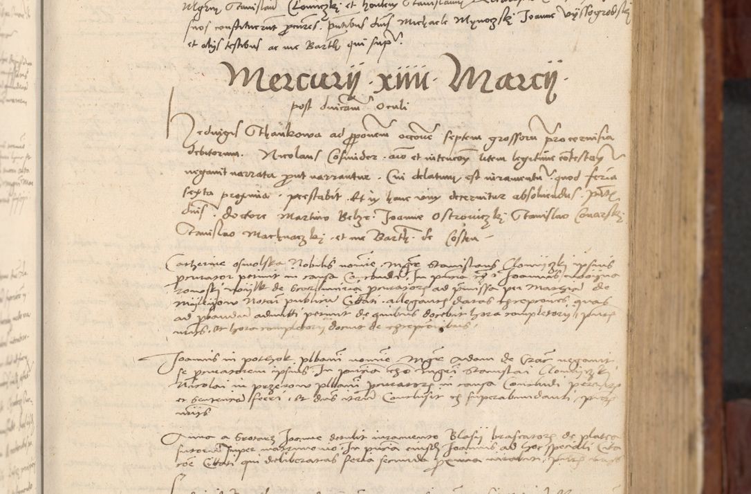 Zdjęcie nr 66 dla obiektu archiwalnego: In nomine Domini. Amen. Sub anno eiusdem Domini millesimo quingentesimo vigesimo, indicione octava, pontificatus sanctissimi in Christo patris et domini nostri domini Leonis divina providencia pape decimi moderni anno ad 19 Marcii durante septimo, acta actorum coram venerabili viro domino Thoma Rosznowski canonico et officiali generali Cracoviensi felicibus, sideribus continuantur atque exordium capiunt et Dii faveant ceptis