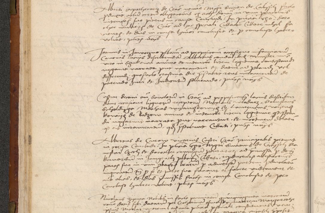 Zdjęcie nr 57 dla obiektu archiwalnego: In nomine Domini. Amen. Sub anno eiusdem Domini millesimo quingentesimo vigesimo, indicione octava, pontificatus sanctissimi in Christo patris et domini nostri domini Leonis divina providencia pape decimi moderni anno ad 19 Marcii durante septimo, acta actorum coram venerabili viro domino Thoma Rosznowski canonico et officiali generali Cracoviensi felicibus, sideribus continuantur atque exordium capiunt et Dii faveant ceptis
