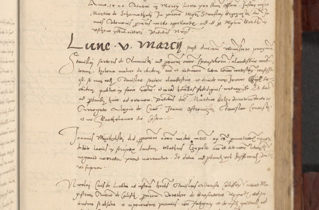 Zdjęcie nr 54 dla obiektu archiwalnego: In nomine Domini. Amen. Sub anno eiusdem Domini millesimo quingentesimo vigesimo, indicione octava, pontificatus sanctissimi in Christo patris et domini nostri domini Leonis divina providencia pape decimi moderni anno ad 19 Marcii durante septimo, acta actorum coram venerabili viro domino Thoma Rosznowski canonico et officiali generali Cracoviensi felicibus, sideribus continuantur atque exordium capiunt et Dii faveant ceptis