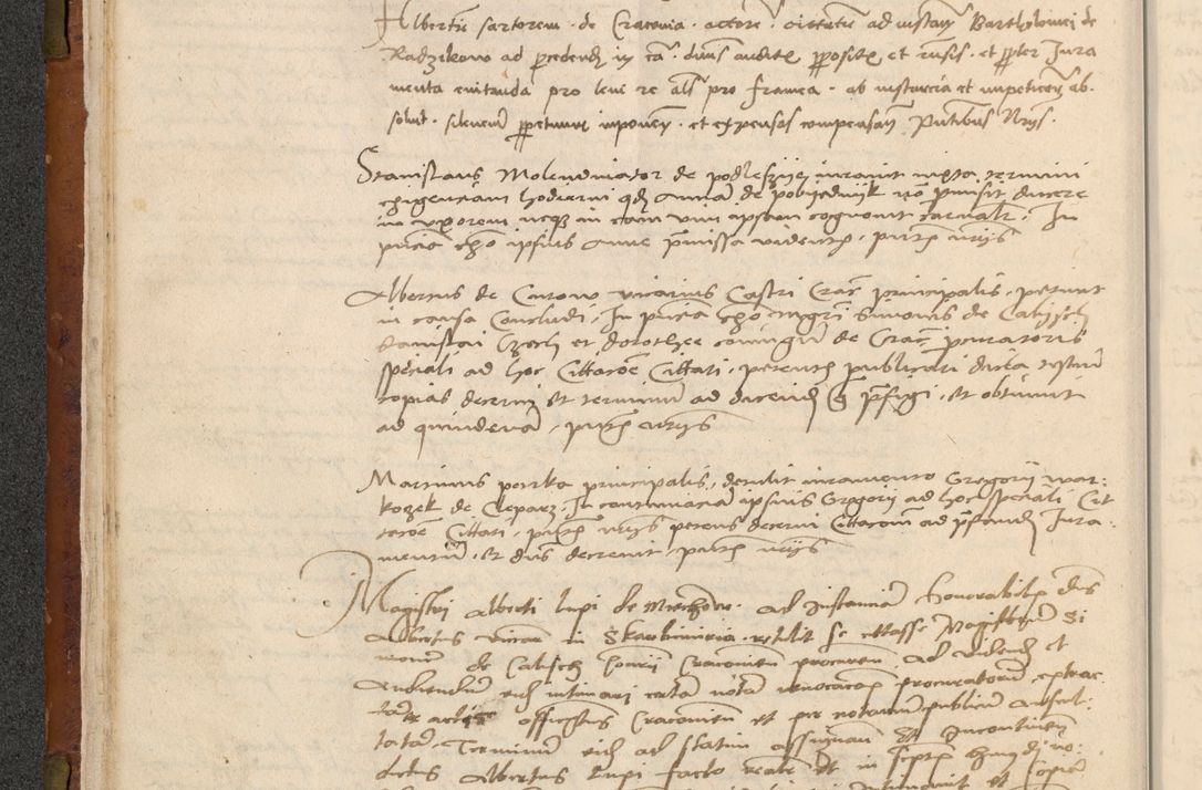 Zdjęcie nr 35 dla obiektu archiwalnego: In nomine Domini. Amen. Sub anno eiusdem Domini millesimo quingentesimo vigesimo, indicione octava, pontificatus sanctissimi in Christo patris et domini nostri domini Leonis divina providencia pape decimi moderni anno ad 19 Marcii durante septimo, acta actorum coram venerabili viro domino Thoma Rosznowski canonico et officiali generali Cracoviensi felicibus, sideribus continuantur atque exordium capiunt et Dii faveant ceptis