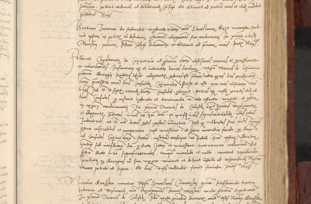 Zdjęcie nr 214 dla obiektu archiwalnego: In nomine Domini. Amen. Sub anno eiusdem Domini millesimo quingentesimo vigesimo, indicione octava, pontificatus sanctissimi in Christo patris et domini nostri domini Leonis divina providencia pape decimi moderni anno ad 19 Marcii durante septimo, acta actorum coram venerabili viro domino Thoma Rosznowski canonico et officiali generali Cracoviensi felicibus, sideribus continuantur atque exordium capiunt et Dii faveant ceptis