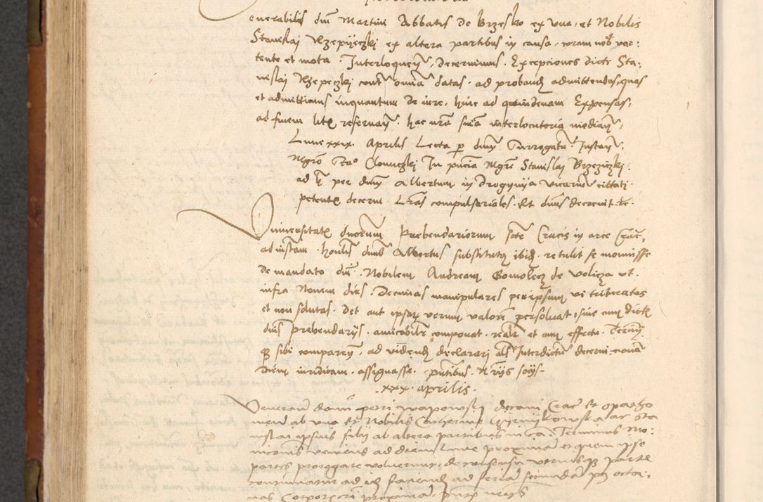 Zdjęcie nr 407 dla obiektu archiwalnego: In nomine Domini. Amen. Sub anno eiusdem Domini millesimo quingentesimo vigesimo, indicione octava, pontificatus sanctissimi in Christo patris et domini nostri domini Leonis divina providencia pape decimi moderni anno ad 19 Marcii durante septimo, acta actorum coram venerabili viro domino Thoma Rosznowski canonico et officiali generali Cracoviensi felicibus, sideribus continuantur atque exordium capiunt et Dii faveant ceptis
