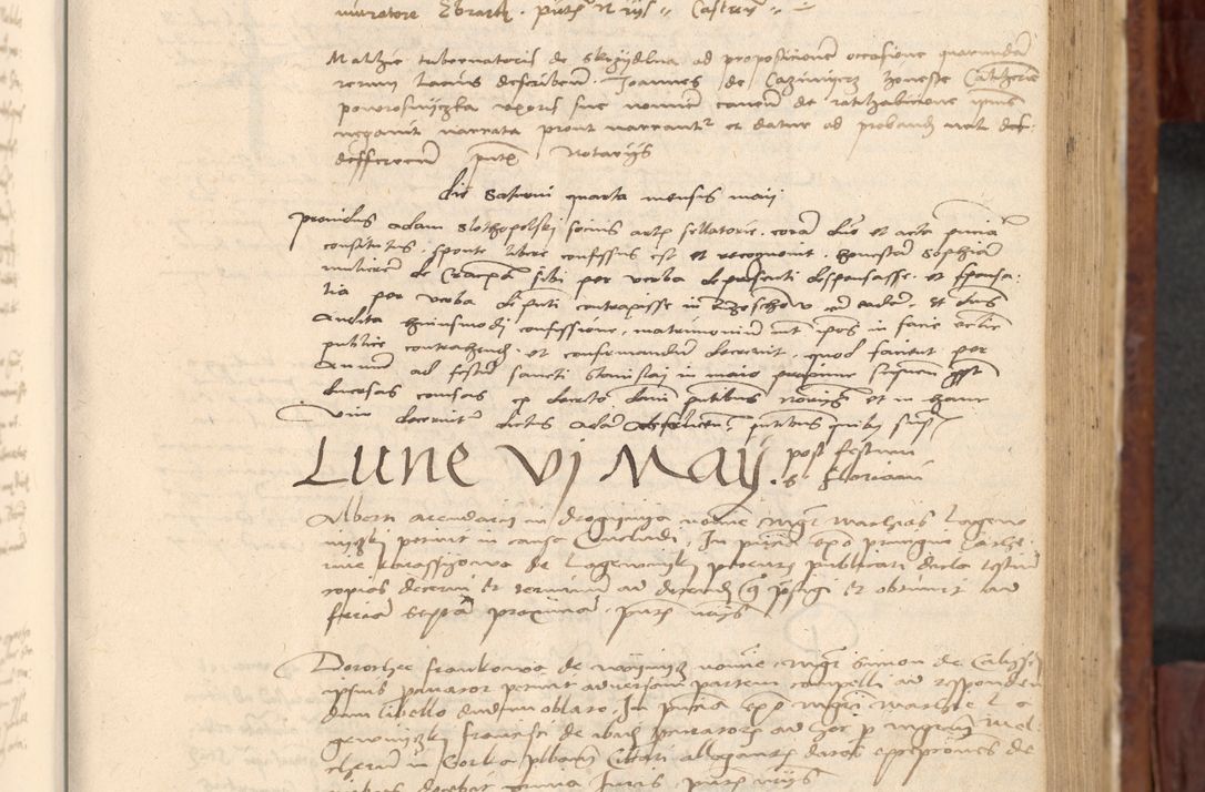 Zdjęcie nr 408 dla obiektu archiwalnego: In nomine Domini. Amen. Sub anno eiusdem Domini millesimo quingentesimo vigesimo, indicione octava, pontificatus sanctissimi in Christo patris et domini nostri domini Leonis divina providencia pape decimi moderni anno ad 19 Marcii durante septimo, acta actorum coram venerabili viro domino Thoma Rosznowski canonico et officiali generali Cracoviensi felicibus, sideribus continuantur atque exordium capiunt et Dii faveant ceptis