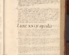 Zdjęcie nr 404 dla obiektu archiwalnego: In nomine Domini. Amen. Sub anno eiusdem Domini millesimo quingentesimo vigesimo, indicione octava, pontificatus sanctissimi in Christo patris et domini nostri domini Leonis divina providencia pape decimi moderni anno ad 19 Marcii durante septimo, acta actorum coram venerabili viro domino Thoma Rosznowski canonico et officiali generali Cracoviensi felicibus, sideribus continuantur atque exordium capiunt et Dii faveant ceptis