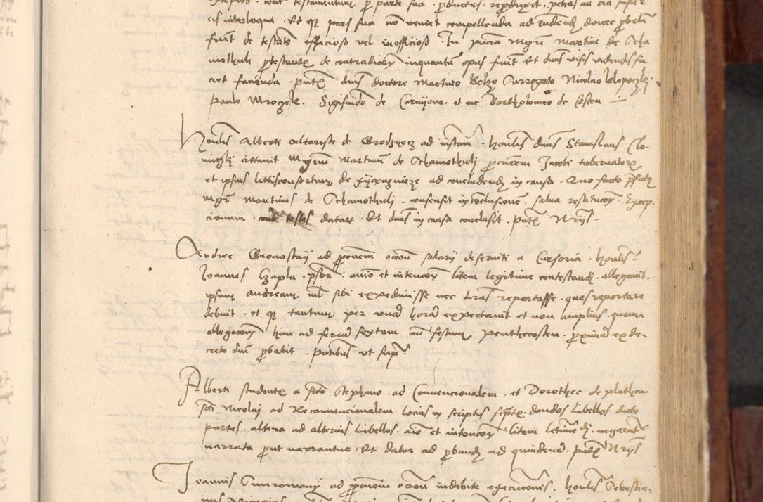 Zdjęcie nr 402 dla obiektu archiwalnego: In nomine Domini. Amen. Sub anno eiusdem Domini millesimo quingentesimo vigesimo, indicione octava, pontificatus sanctissimi in Christo patris et domini nostri domini Leonis divina providencia pape decimi moderni anno ad 19 Marcii durante septimo, acta actorum coram venerabili viro domino Thoma Rosznowski canonico et officiali generali Cracoviensi felicibus, sideribus continuantur atque exordium capiunt et Dii faveant ceptis
