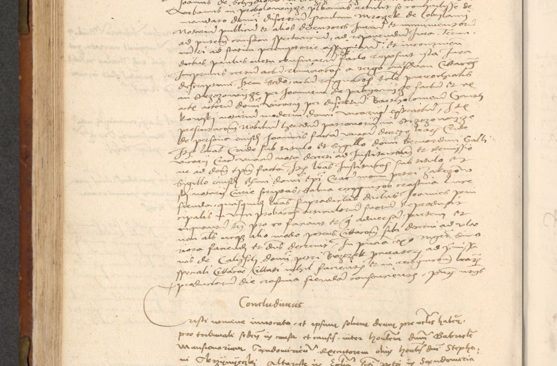 Zdjęcie nr 397 dla obiektu archiwalnego: In nomine Domini. Amen. Sub anno eiusdem Domini millesimo quingentesimo vigesimo, indicione octava, pontificatus sanctissimi in Christo patris et domini nostri domini Leonis divina providencia pape decimi moderni anno ad 19 Marcii durante septimo, acta actorum coram venerabili viro domino Thoma Rosznowski canonico et officiali generali Cracoviensi felicibus, sideribus continuantur atque exordium capiunt et Dii faveant ceptis