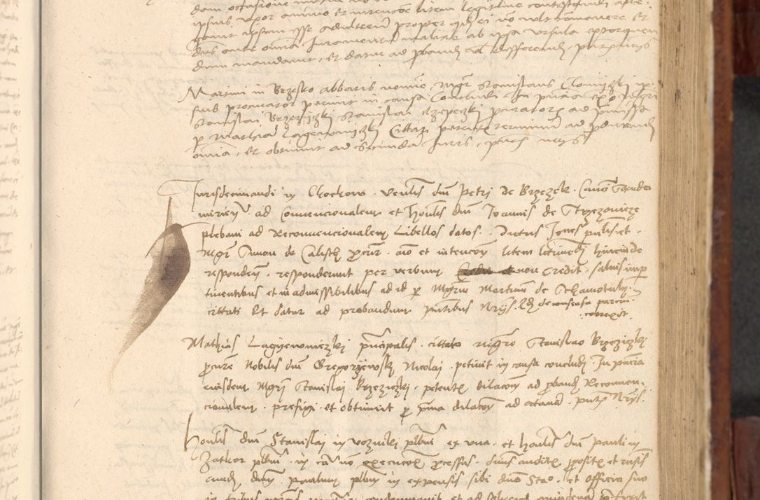 Zdjęcie nr 392 dla obiektu archiwalnego: In nomine Domini. Amen. Sub anno eiusdem Domini millesimo quingentesimo vigesimo, indicione octava, pontificatus sanctissimi in Christo patris et domini nostri domini Leonis divina providencia pape decimi moderni anno ad 19 Marcii durante septimo, acta actorum coram venerabili viro domino Thoma Rosznowski canonico et officiali generali Cracoviensi felicibus, sideribus continuantur atque exordium capiunt et Dii faveant ceptis