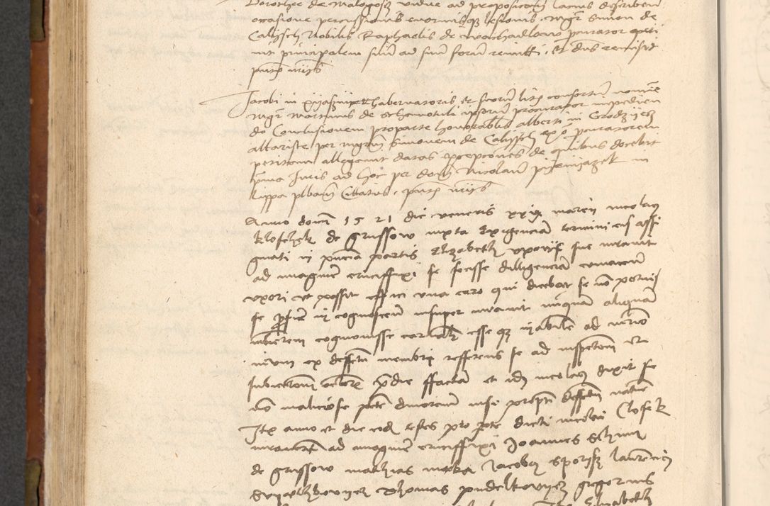 Zdjęcie nr 389 dla obiektu archiwalnego: In nomine Domini. Amen. Sub anno eiusdem Domini millesimo quingentesimo vigesimo, indicione octava, pontificatus sanctissimi in Christo patris et domini nostri domini Leonis divina providencia pape decimi moderni anno ad 19 Marcii durante septimo, acta actorum coram venerabili viro domino Thoma Rosznowski canonico et officiali generali Cracoviensi felicibus, sideribus continuantur atque exordium capiunt et Dii faveant ceptis