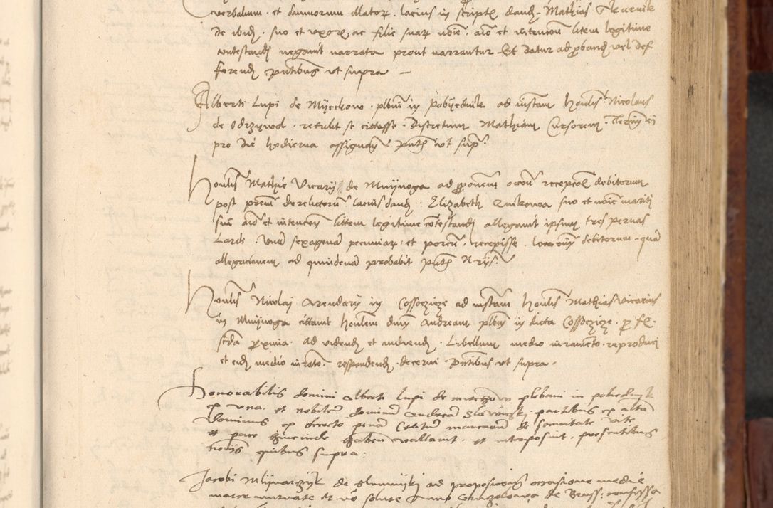 Zdjęcie nr 388 dla obiektu archiwalnego: In nomine Domini. Amen. Sub anno eiusdem Domini millesimo quingentesimo vigesimo, indicione octava, pontificatus sanctissimi in Christo patris et domini nostri domini Leonis divina providencia pape decimi moderni anno ad 19 Marcii durante septimo, acta actorum coram venerabili viro domino Thoma Rosznowski canonico et officiali generali Cracoviensi felicibus, sideribus continuantur atque exordium capiunt et Dii faveant ceptis