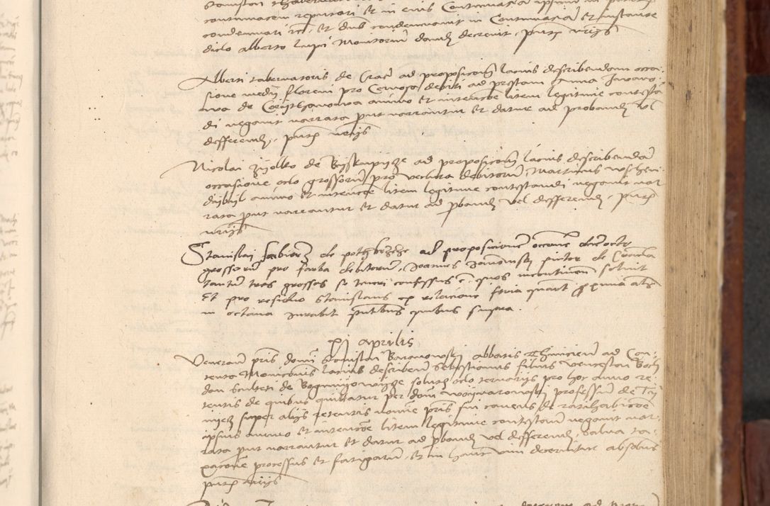 Zdjęcie nr 386 dla obiektu archiwalnego: In nomine Domini. Amen. Sub anno eiusdem Domini millesimo quingentesimo vigesimo, indicione octava, pontificatus sanctissimi in Christo patris et domini nostri domini Leonis divina providencia pape decimi moderni anno ad 19 Marcii durante septimo, acta actorum coram venerabili viro domino Thoma Rosznowski canonico et officiali generali Cracoviensi felicibus, sideribus continuantur atque exordium capiunt et Dii faveant ceptis