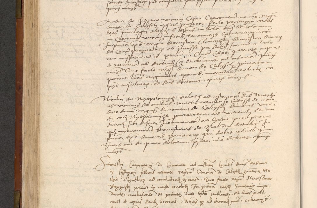 Zdjęcie nr 385 dla obiektu archiwalnego: In nomine Domini. Amen. Sub anno eiusdem Domini millesimo quingentesimo vigesimo, indicione octava, pontificatus sanctissimi in Christo patris et domini nostri domini Leonis divina providencia pape decimi moderni anno ad 19 Marcii durante septimo, acta actorum coram venerabili viro domino Thoma Rosznowski canonico et officiali generali Cracoviensi felicibus, sideribus continuantur atque exordium capiunt et Dii faveant ceptis