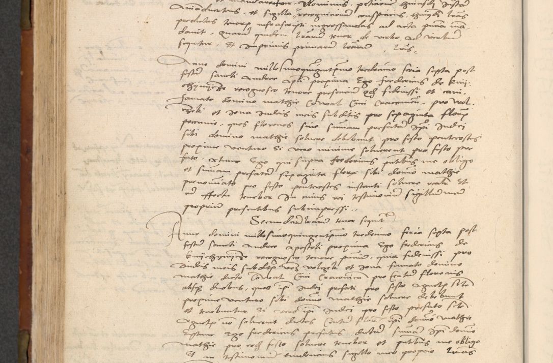 Zdjęcie nr 383 dla obiektu archiwalnego: In nomine Domini. Amen. Sub anno eiusdem Domini millesimo quingentesimo vigesimo, indicione octava, pontificatus sanctissimi in Christo patris et domini nostri domini Leonis divina providencia pape decimi moderni anno ad 19 Marcii durante septimo, acta actorum coram venerabili viro domino Thoma Rosznowski canonico et officiali generali Cracoviensi felicibus, sideribus continuantur atque exordium capiunt et Dii faveant ceptis