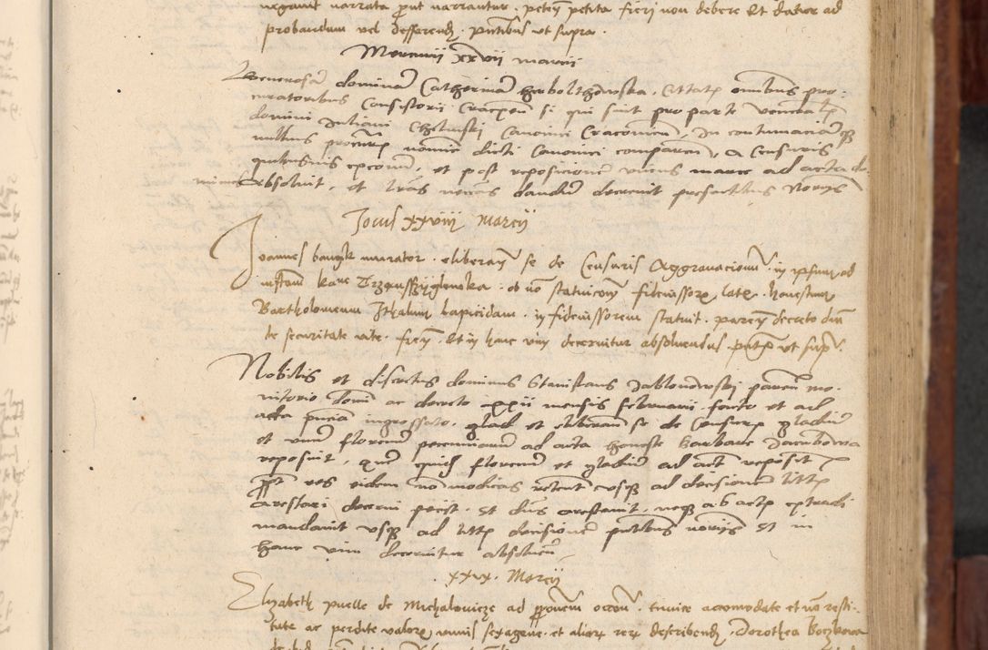 Zdjęcie nr 382 dla obiektu archiwalnego: In nomine Domini. Amen. Sub anno eiusdem Domini millesimo quingentesimo vigesimo, indicione octava, pontificatus sanctissimi in Christo patris et domini nostri domini Leonis divina providencia pape decimi moderni anno ad 19 Marcii durante septimo, acta actorum coram venerabili viro domino Thoma Rosznowski canonico et officiali generali Cracoviensi felicibus, sideribus continuantur atque exordium capiunt et Dii faveant ceptis