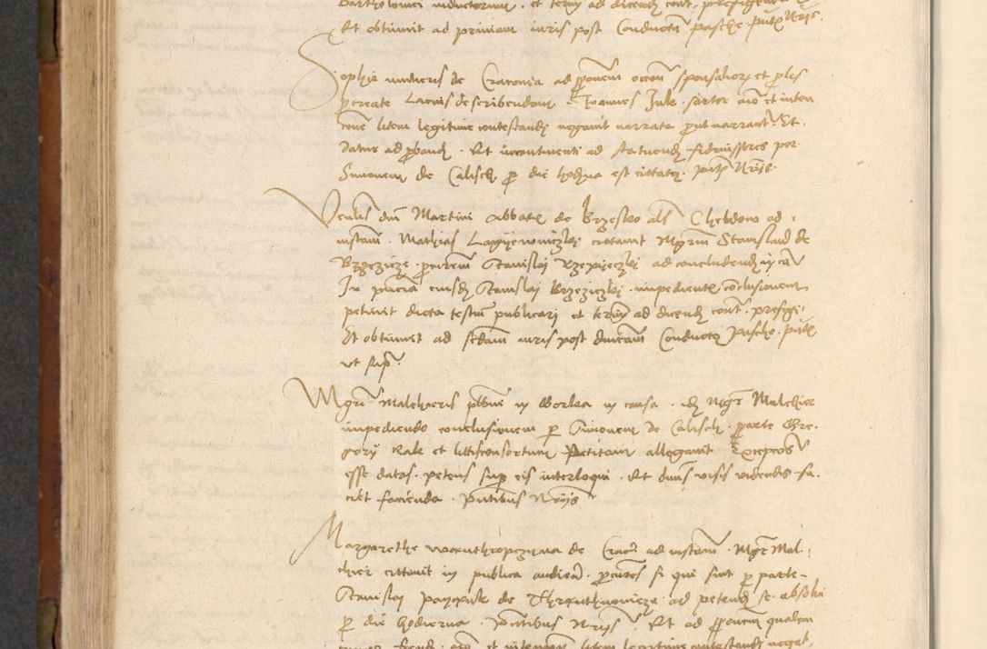 Zdjęcie nr 379 dla obiektu archiwalnego: In nomine Domini. Amen. Sub anno eiusdem Domini millesimo quingentesimo vigesimo, indicione octava, pontificatus sanctissimi in Christo patris et domini nostri domini Leonis divina providencia pape decimi moderni anno ad 19 Marcii durante septimo, acta actorum coram venerabili viro domino Thoma Rosznowski canonico et officiali generali Cracoviensi felicibus, sideribus continuantur atque exordium capiunt et Dii faveant ceptis