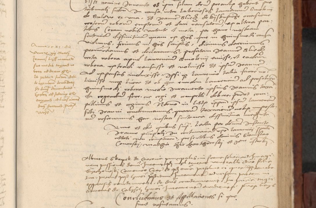 Zdjęcie nr 376 dla obiektu archiwalnego: In nomine Domini. Amen. Sub anno eiusdem Domini millesimo quingentesimo vigesimo, indicione octava, pontificatus sanctissimi in Christo patris et domini nostri domini Leonis divina providencia pape decimi moderni anno ad 19 Marcii durante septimo, acta actorum coram venerabili viro domino Thoma Rosznowski canonico et officiali generali Cracoviensi felicibus, sideribus continuantur atque exordium capiunt et Dii faveant ceptis