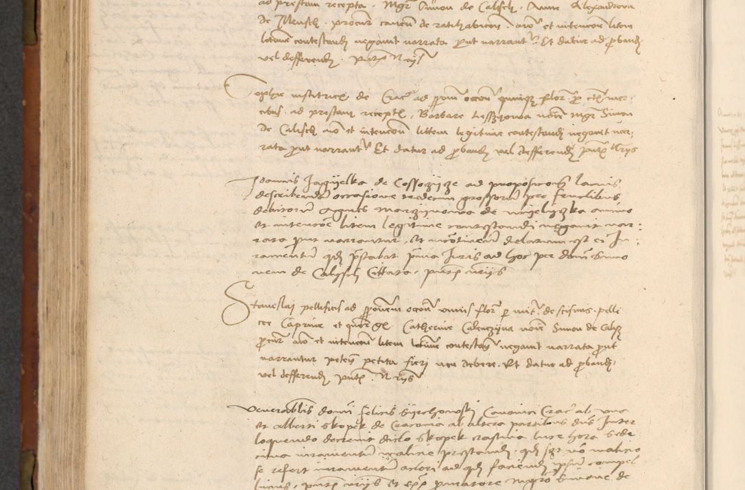Zdjęcie nr 375 dla obiektu archiwalnego: In nomine Domini. Amen. Sub anno eiusdem Domini millesimo quingentesimo vigesimo, indicione octava, pontificatus sanctissimi in Christo patris et domini nostri domini Leonis divina providencia pape decimi moderni anno ad 19 Marcii durante septimo, acta actorum coram venerabili viro domino Thoma Rosznowski canonico et officiali generali Cracoviensi felicibus, sideribus continuantur atque exordium capiunt et Dii faveant ceptis