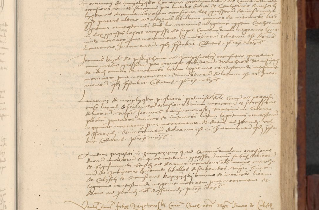 Zdjęcie nr 374 dla obiektu archiwalnego: In nomine Domini. Amen. Sub anno eiusdem Domini millesimo quingentesimo vigesimo, indicione octava, pontificatus sanctissimi in Christo patris et domini nostri domini Leonis divina providencia pape decimi moderni anno ad 19 Marcii durante septimo, acta actorum coram venerabili viro domino Thoma Rosznowski canonico et officiali generali Cracoviensi felicibus, sideribus continuantur atque exordium capiunt et Dii faveant ceptis