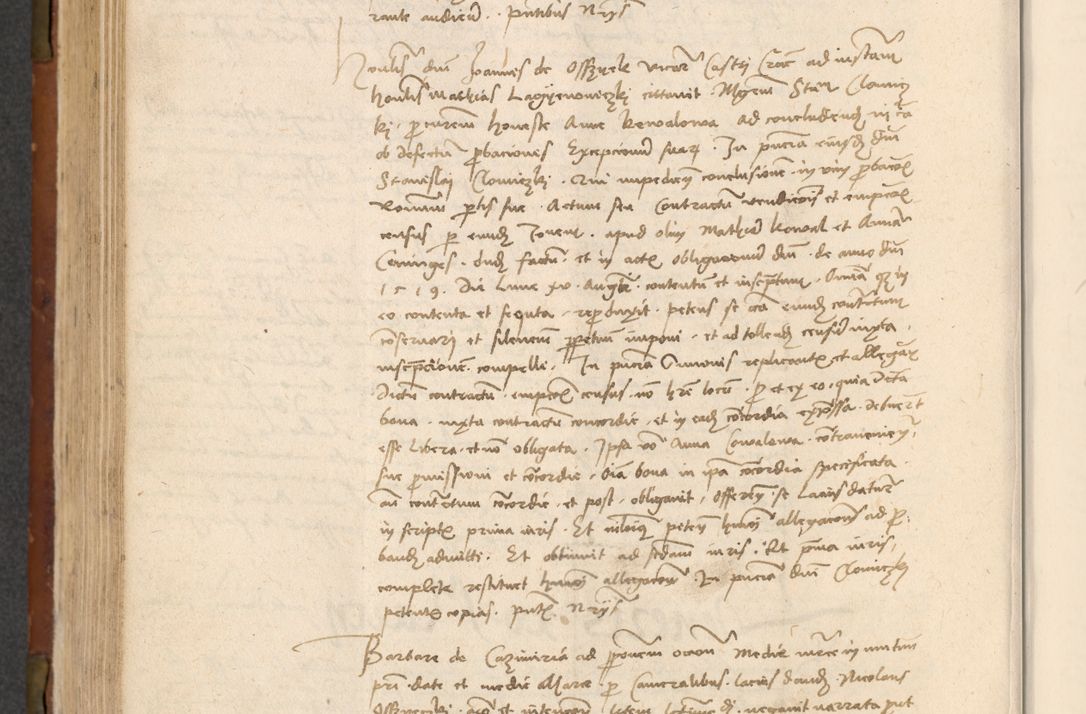 Zdjęcie nr 365 dla obiektu archiwalnego: In nomine Domini. Amen. Sub anno eiusdem Domini millesimo quingentesimo vigesimo, indicione octava, pontificatus sanctissimi in Christo patris et domini nostri domini Leonis divina providencia pape decimi moderni anno ad 19 Marcii durante septimo, acta actorum coram venerabili viro domino Thoma Rosznowski canonico et officiali generali Cracoviensi felicibus, sideribus continuantur atque exordium capiunt et Dii faveant ceptis